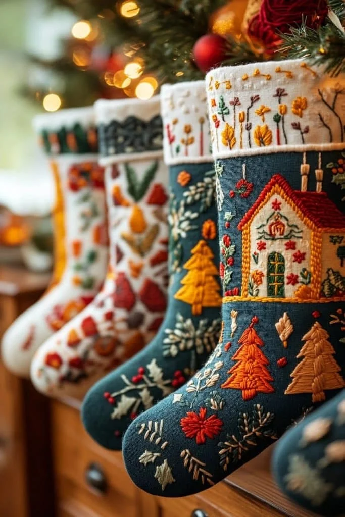 DIY Embroidery Kit Stockings