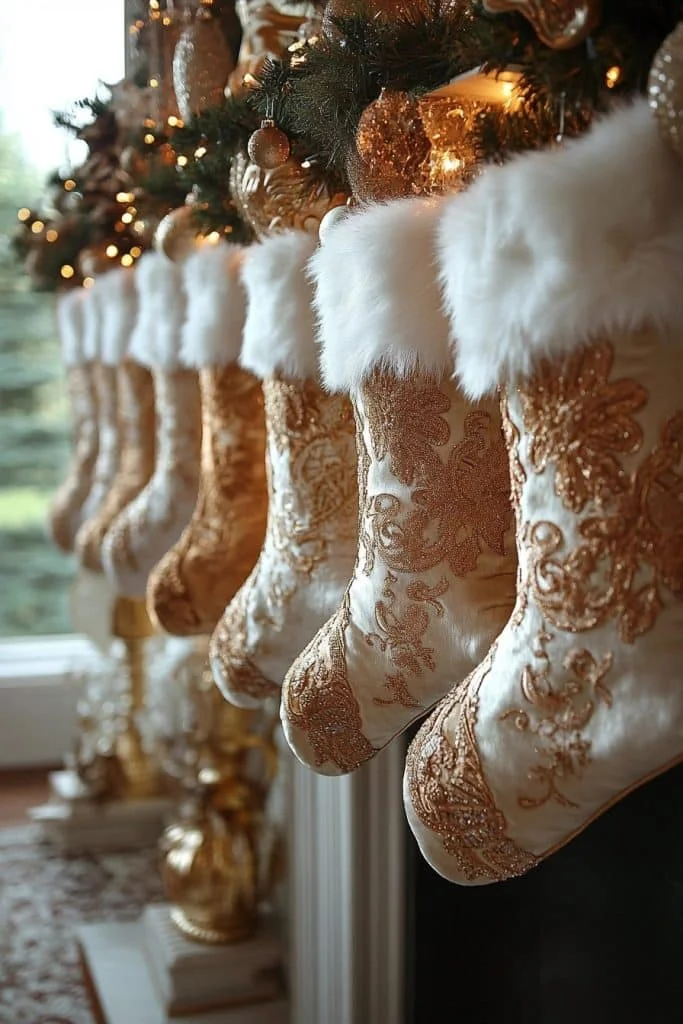 Fur-Trimmed Stockings