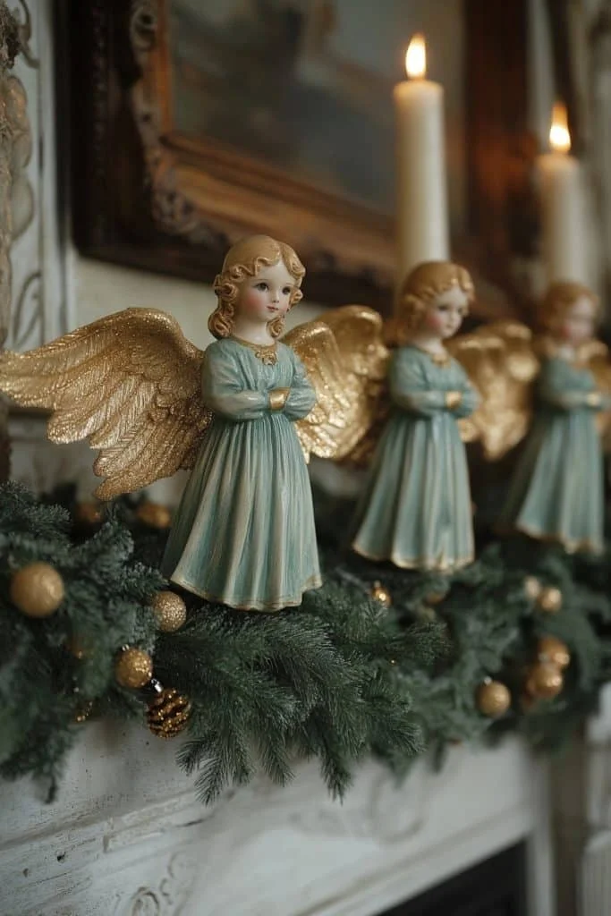 Classic Angel Ornaments with Vintage Charm