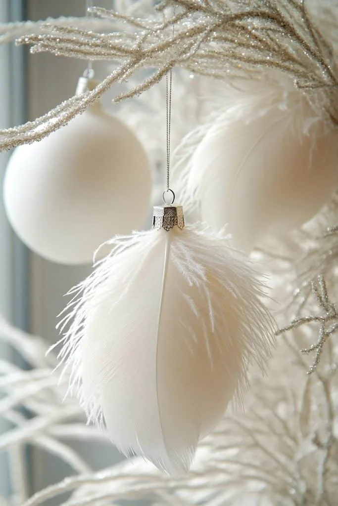Soft Feathered Ornaments for Elegance