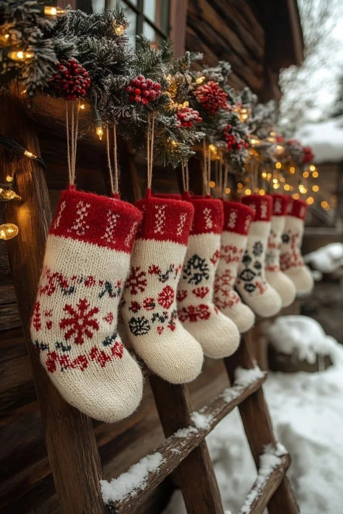 Cozy Knitted Mitten Ornaments