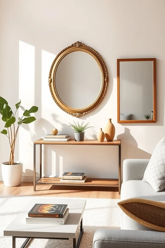 mirror placement for room enhancement