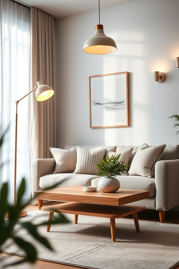 layered lighting for ambiance