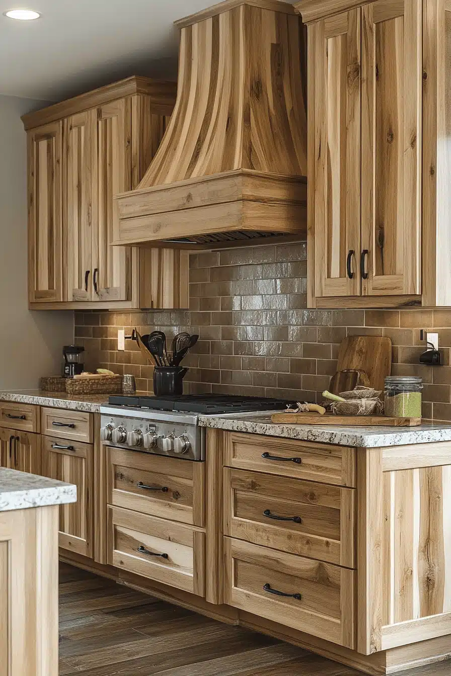 light wood kitchen cabinets