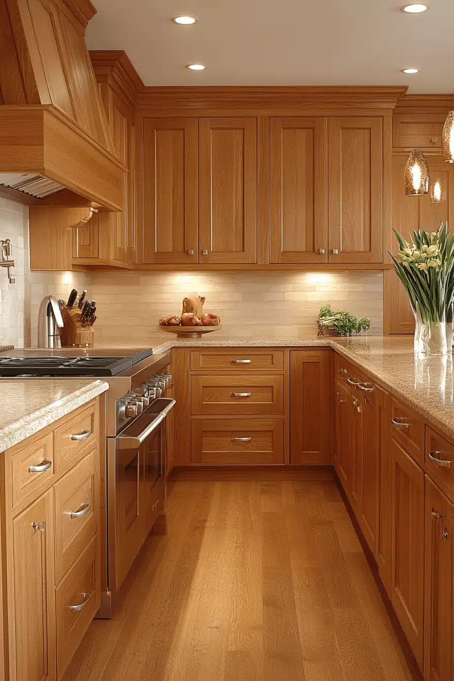 light wood kitchen cabinets