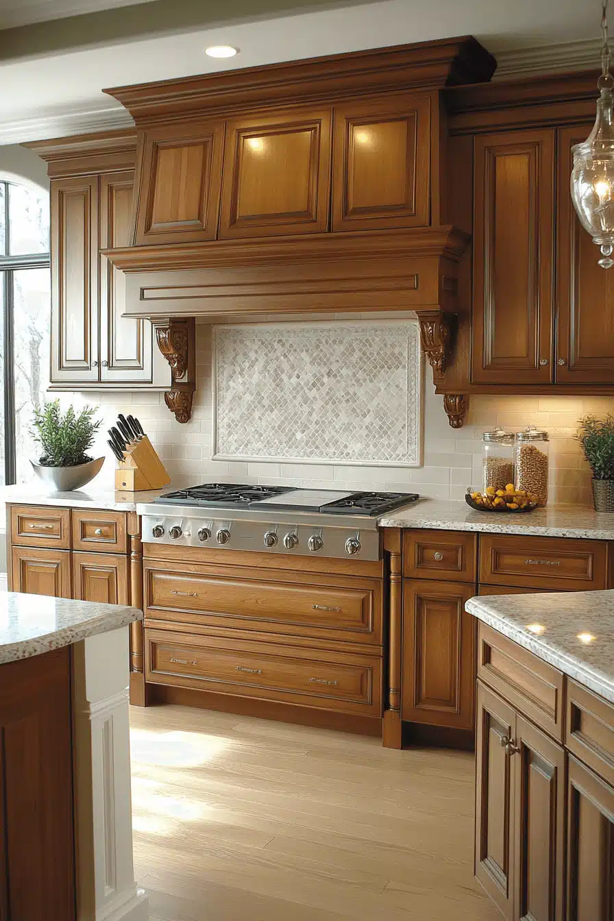 light wood kitchen cabinets