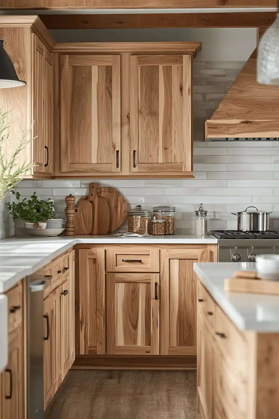 light wood kitchen cabinets