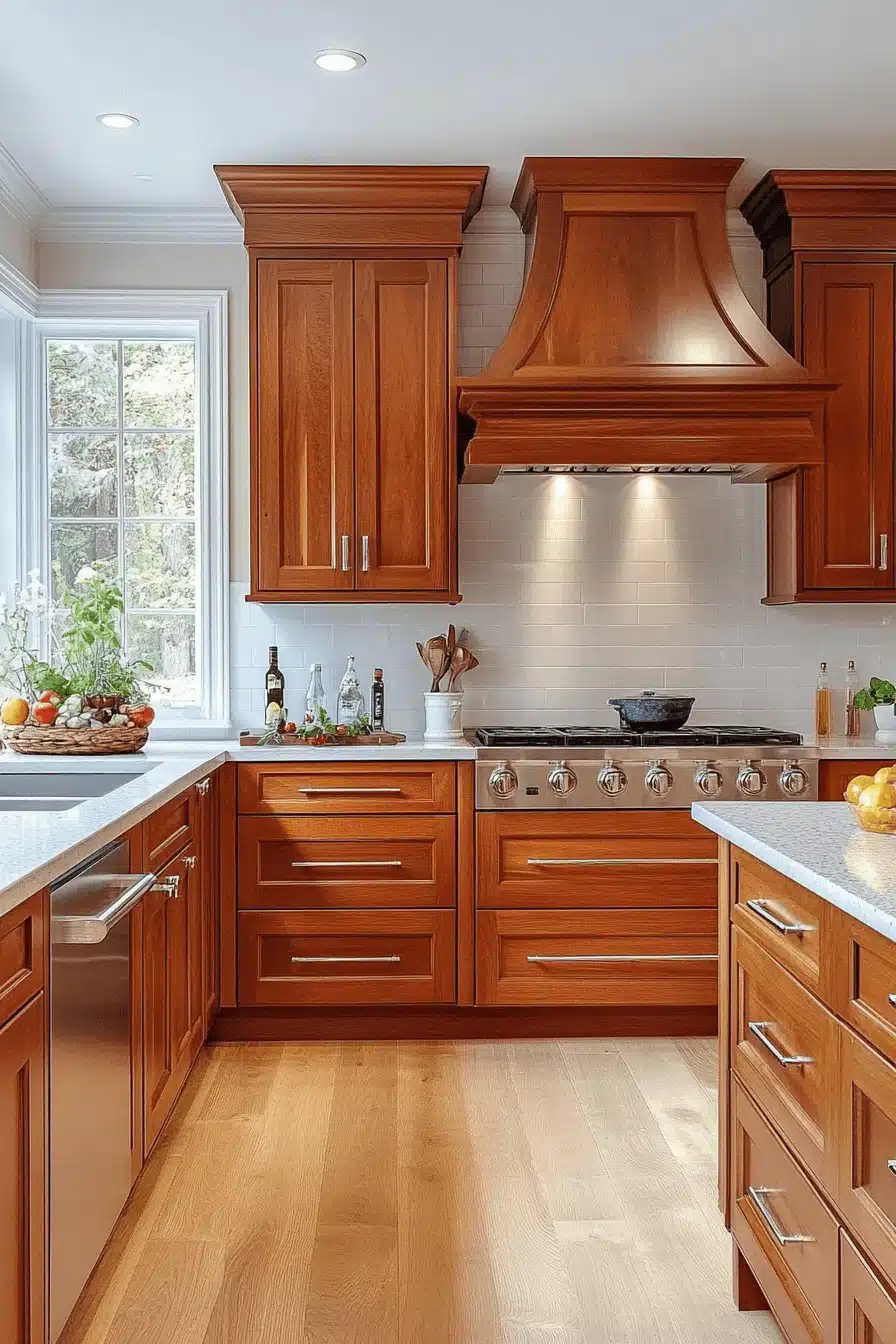 light wood kitchen cabinets