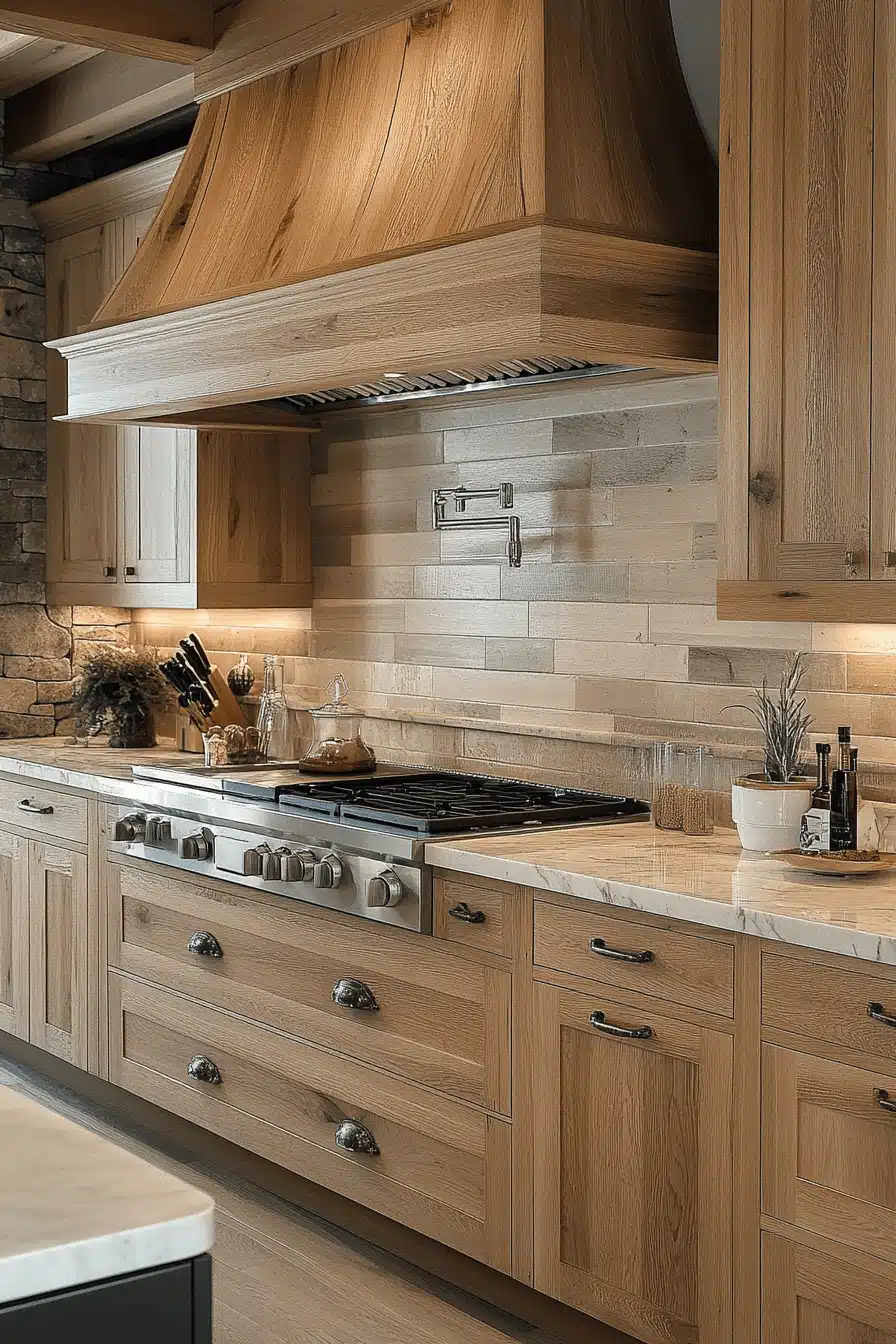 light wood kitchen cabinets