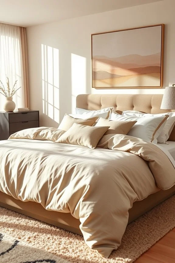 stylish cozy bedding selection