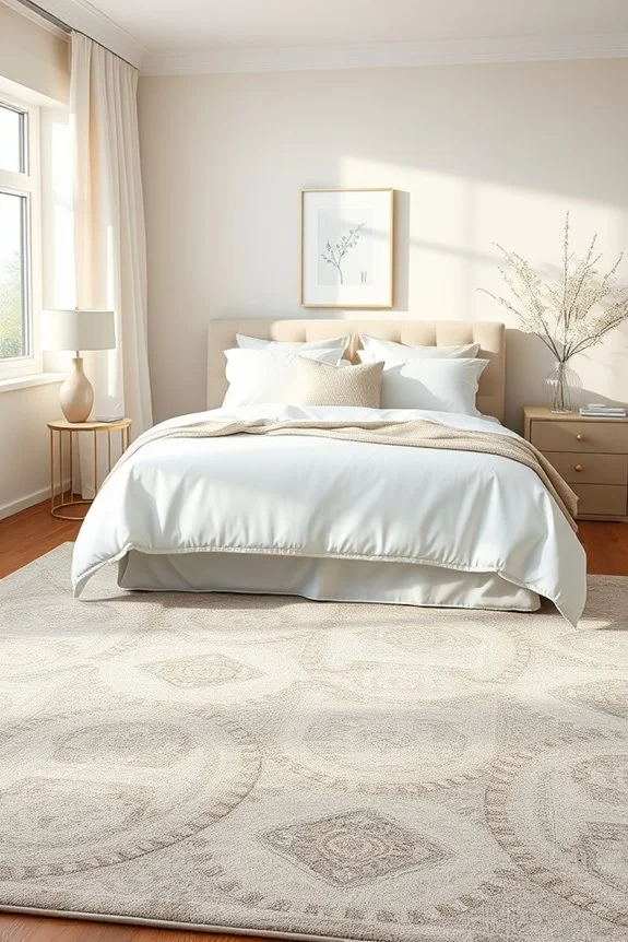 stylish rugs enhance bedrooms