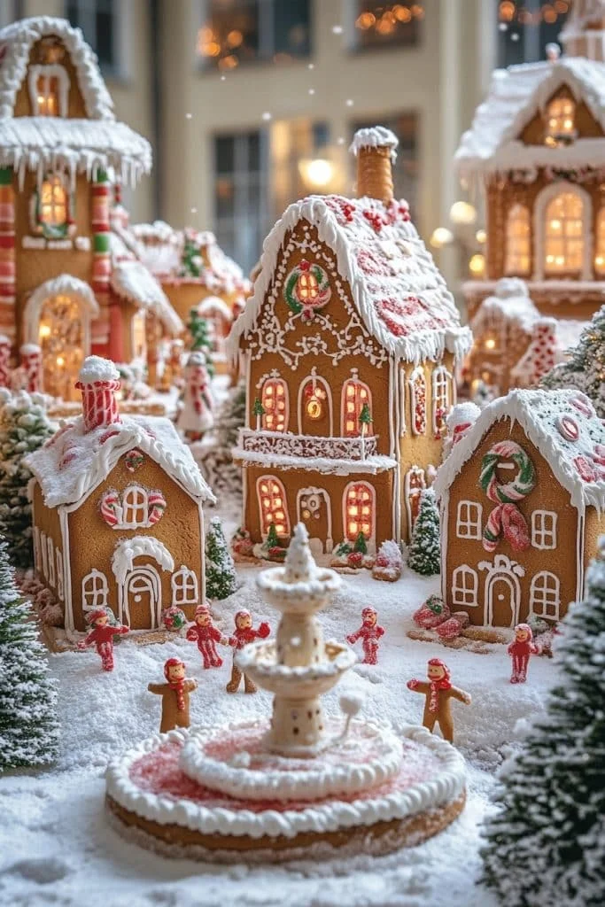 Gingerbread Town Square Setup