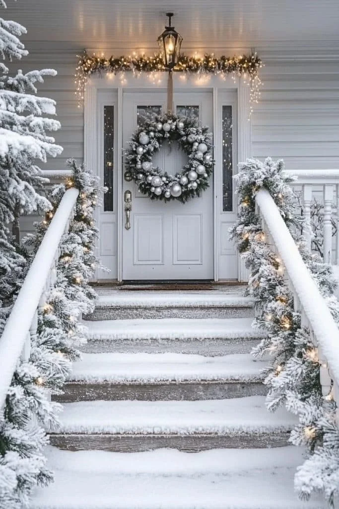 Icy Winter Porch Theme