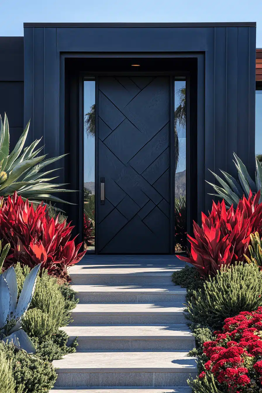 geometric front door ideas