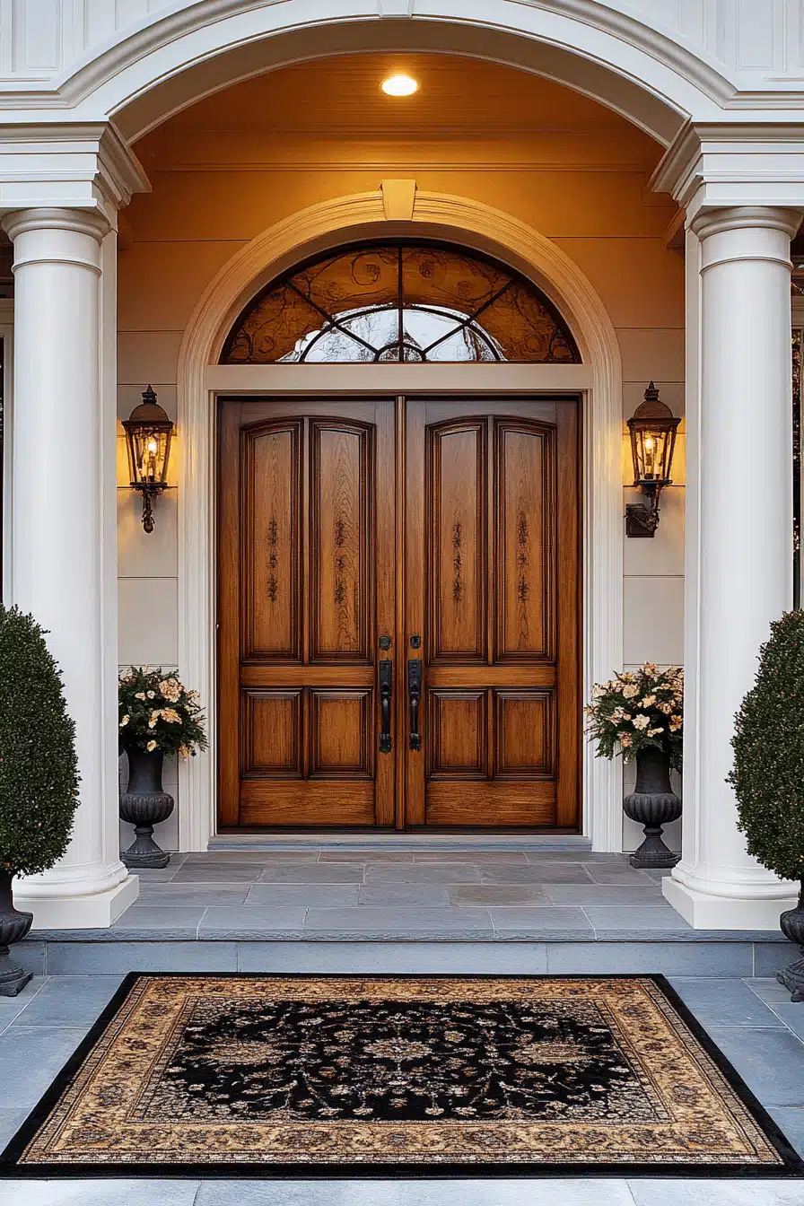 double front door ideas