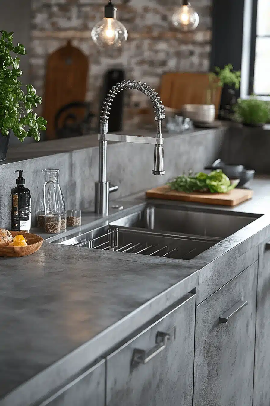 grey kitchen