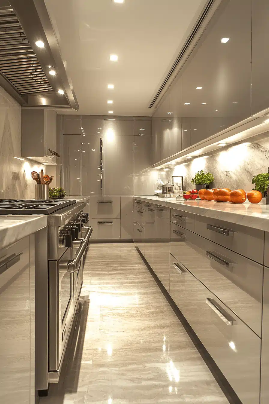 grey kitchen