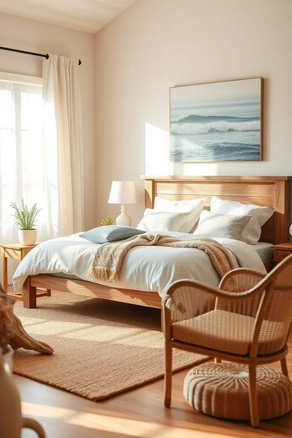 coastal charm bedroom decor