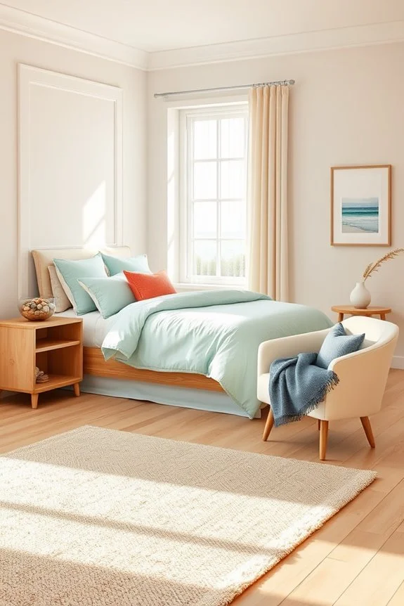 tidal pool inspired color accents