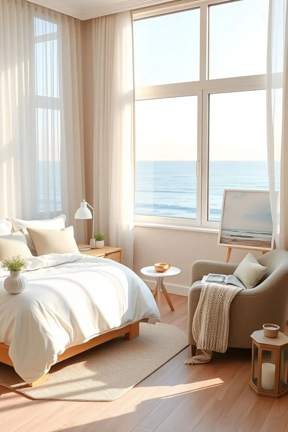 ocean view bedroom retreat