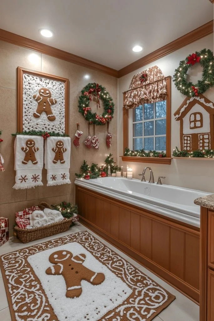 Gingerbread Glee Bathroom