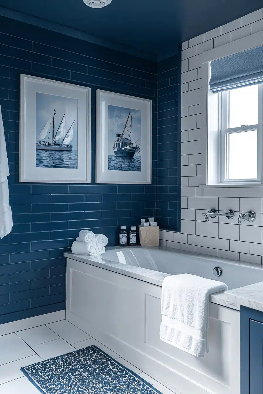 coastal cottage bathroom