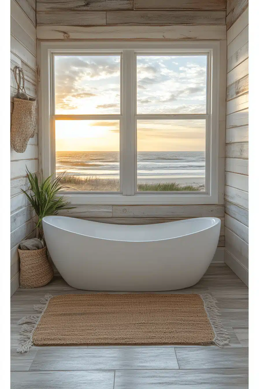 coastal cottage bathroom