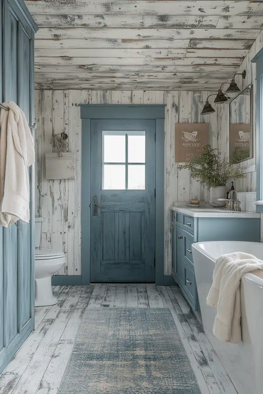 coastal cottage bathroom