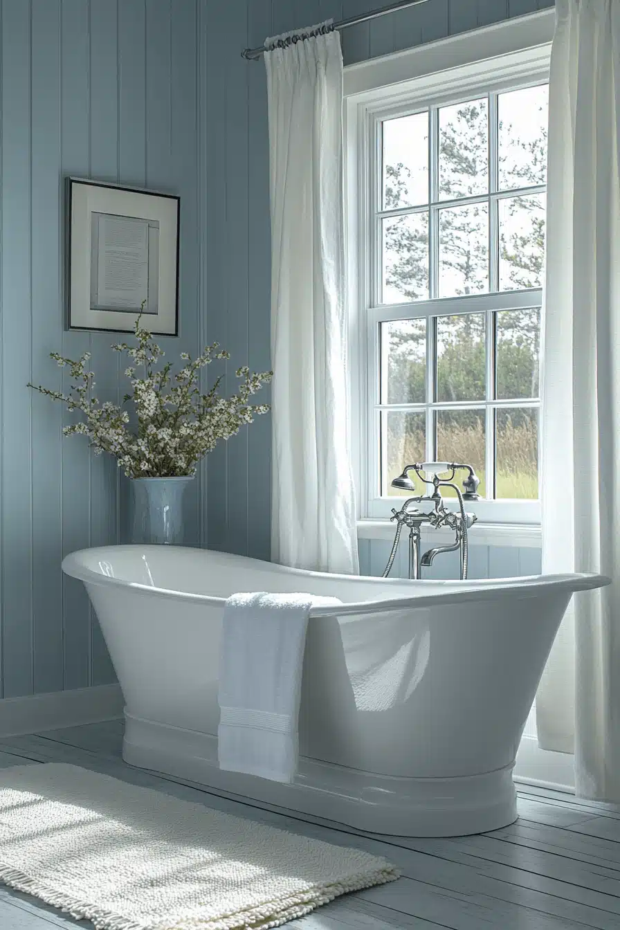 coastal cottage bathroom
