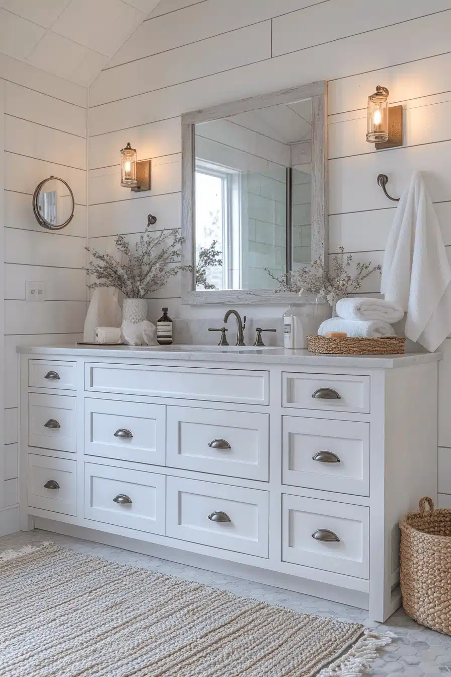 coastal cottage bathroom