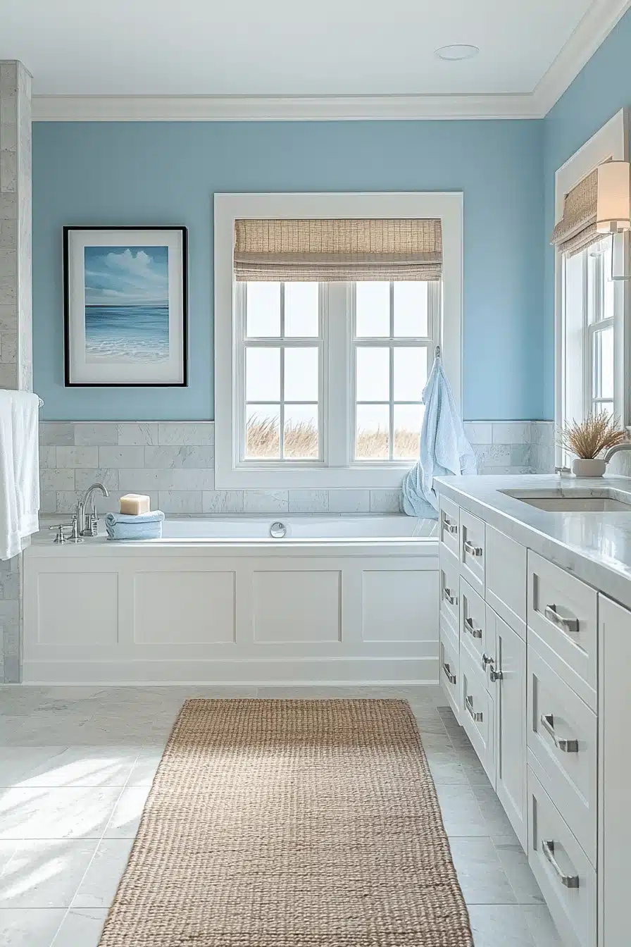 coastal cottage bathroom
