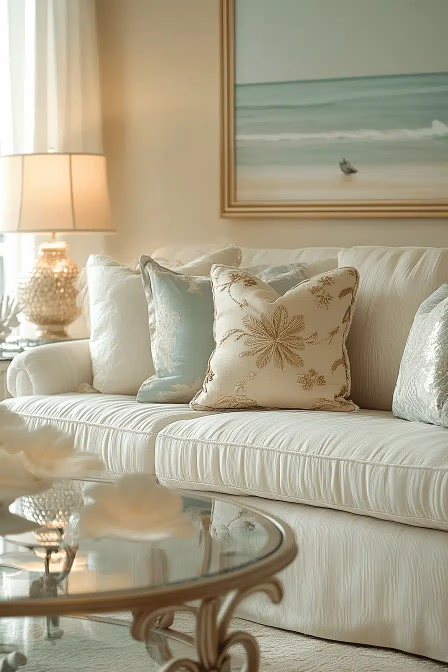 coastal cottage living room