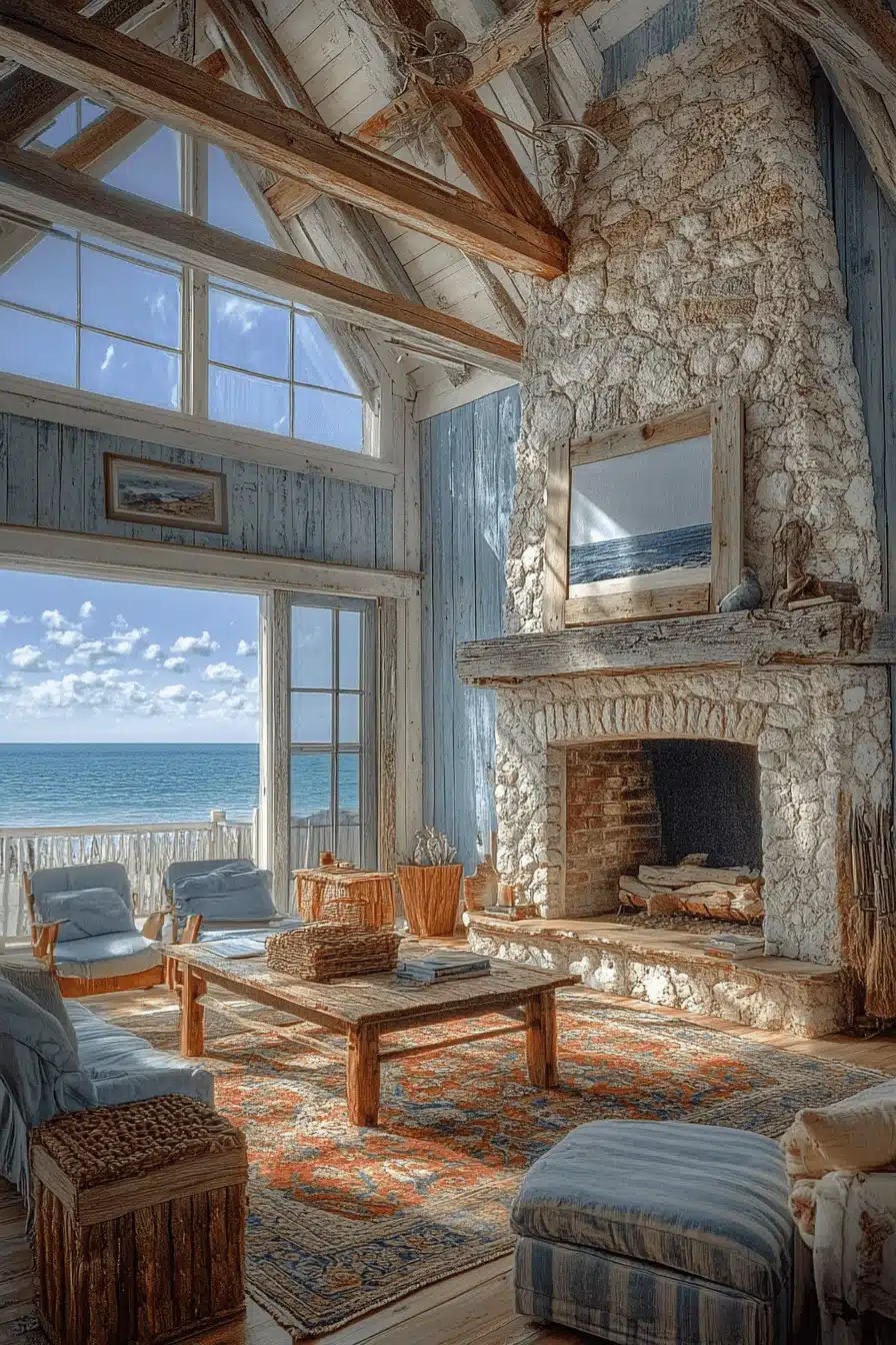 coastal cottage living room