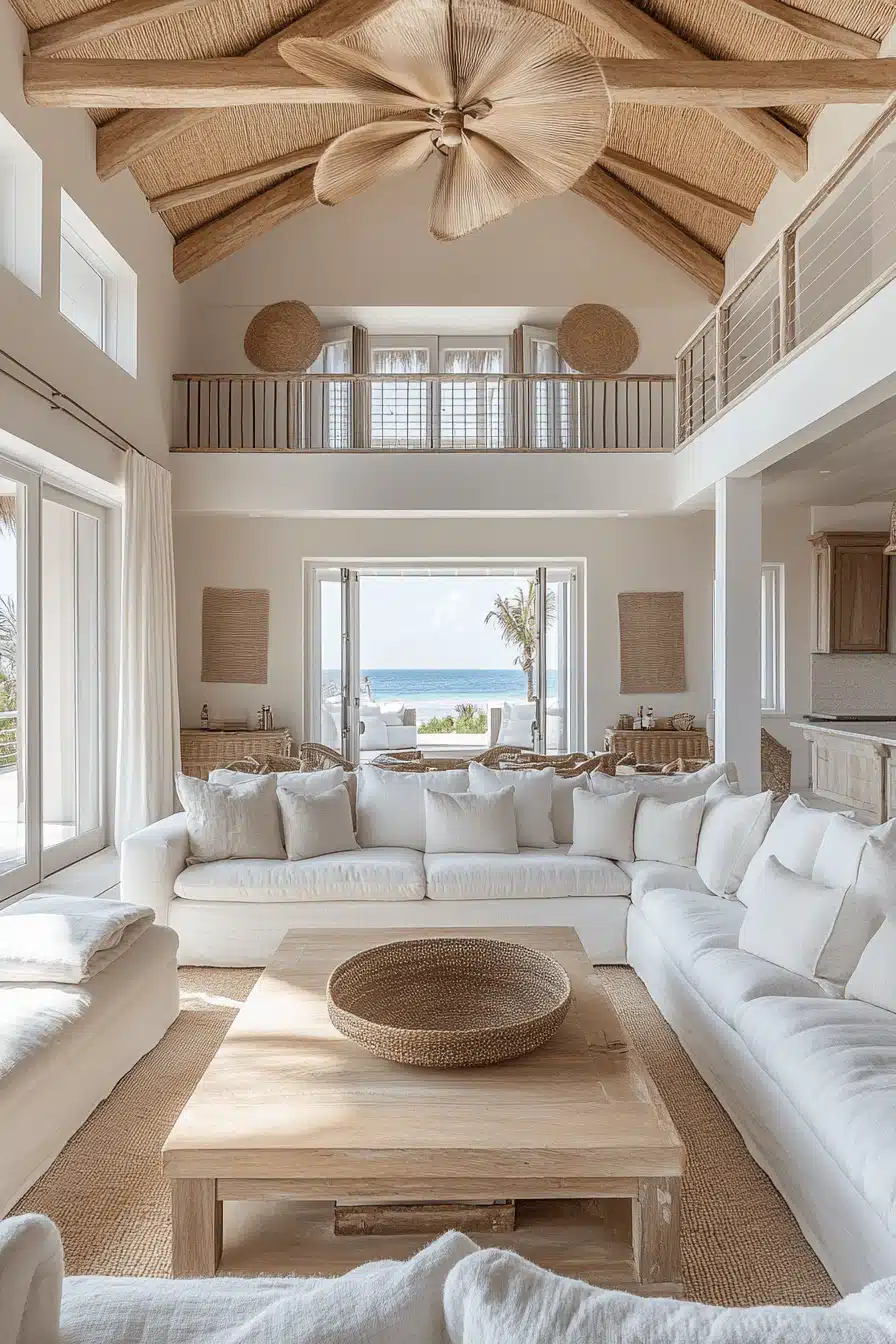 coastal cottage living room