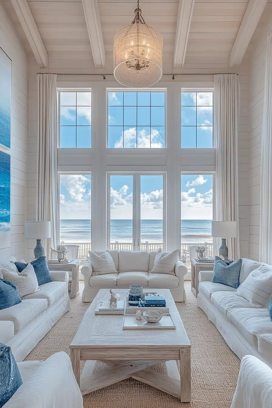 coastal cottage living room