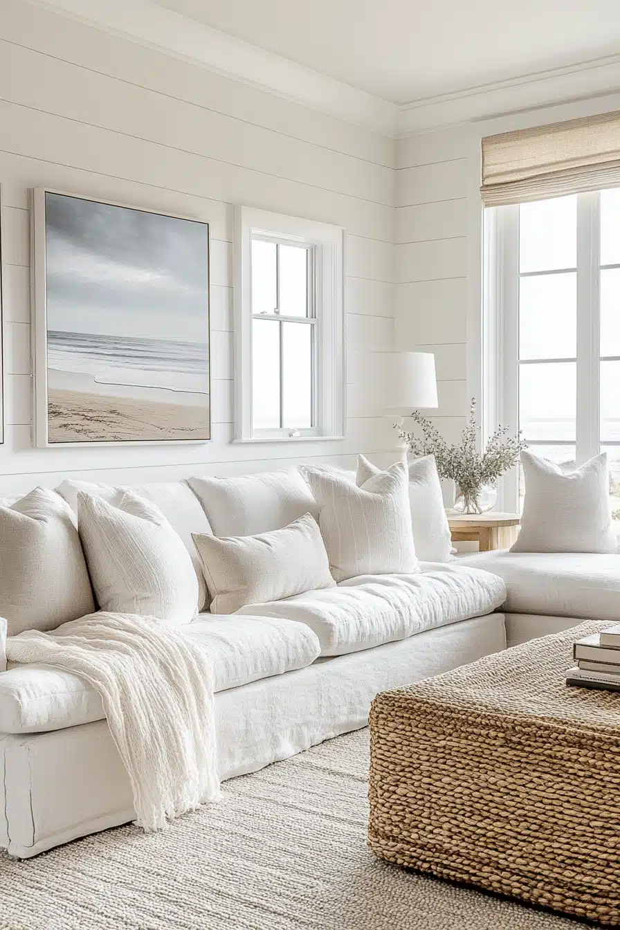 coastal cottage living room