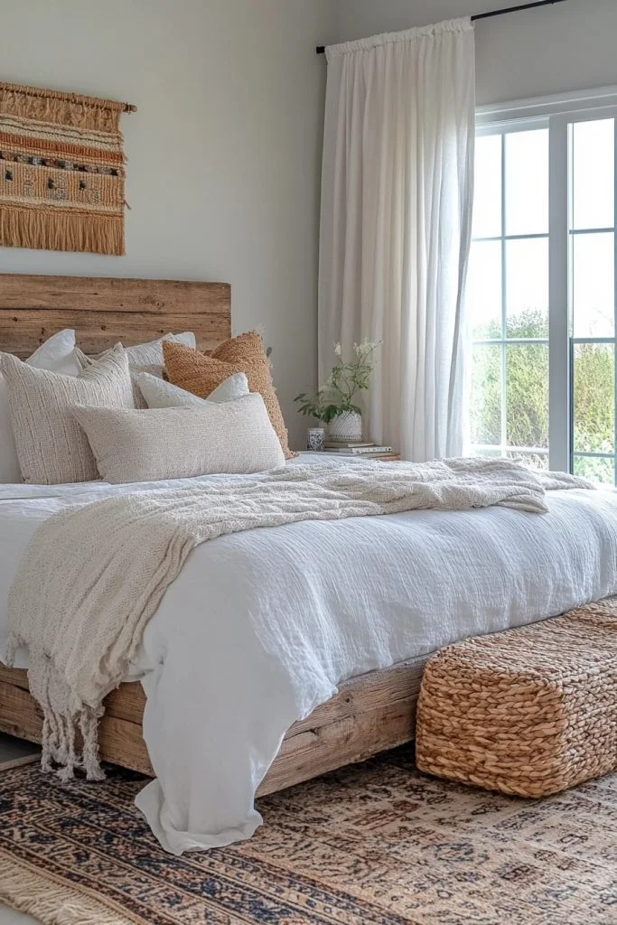 Air-Infused Boho Bedroom Retreat
