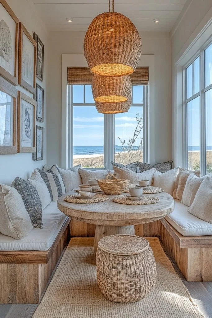 Sunlit Boho Breakfast Corner