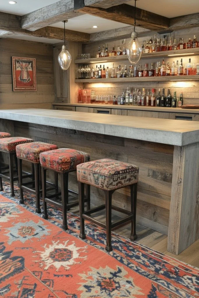 Boho Beach Bar Setup
