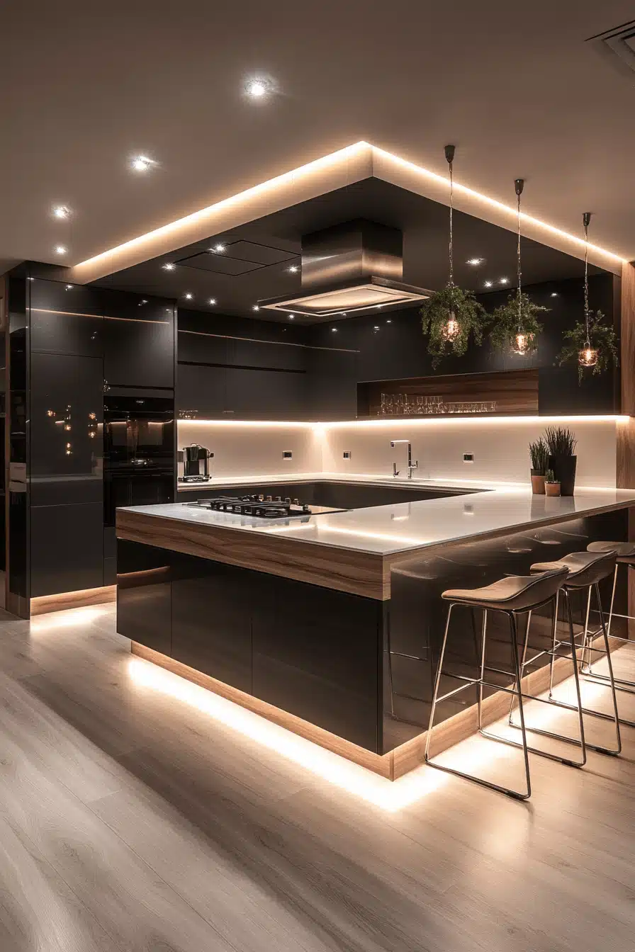 floating kitchen island