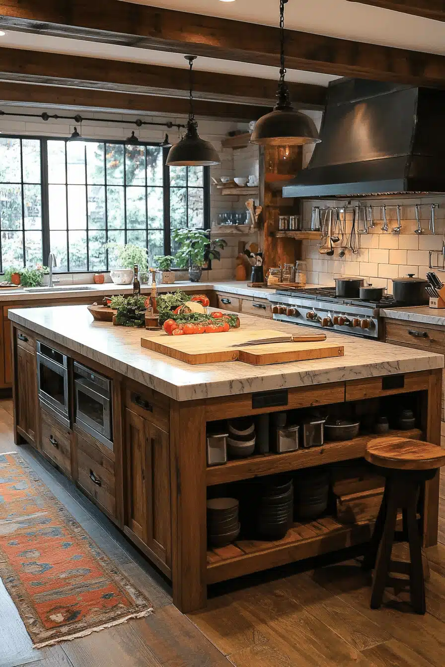 professional kitchen island