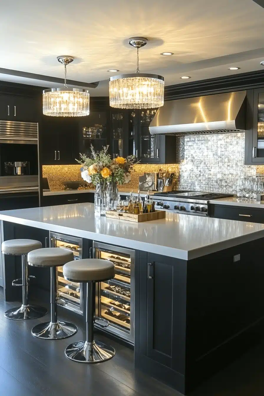 kitchen island for entertaining