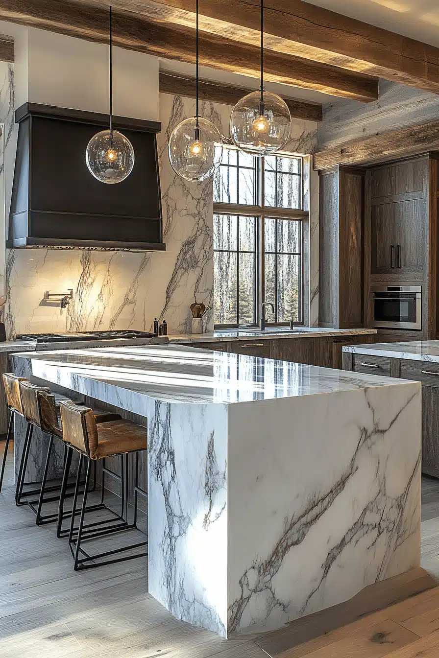 neoclassical kitchen