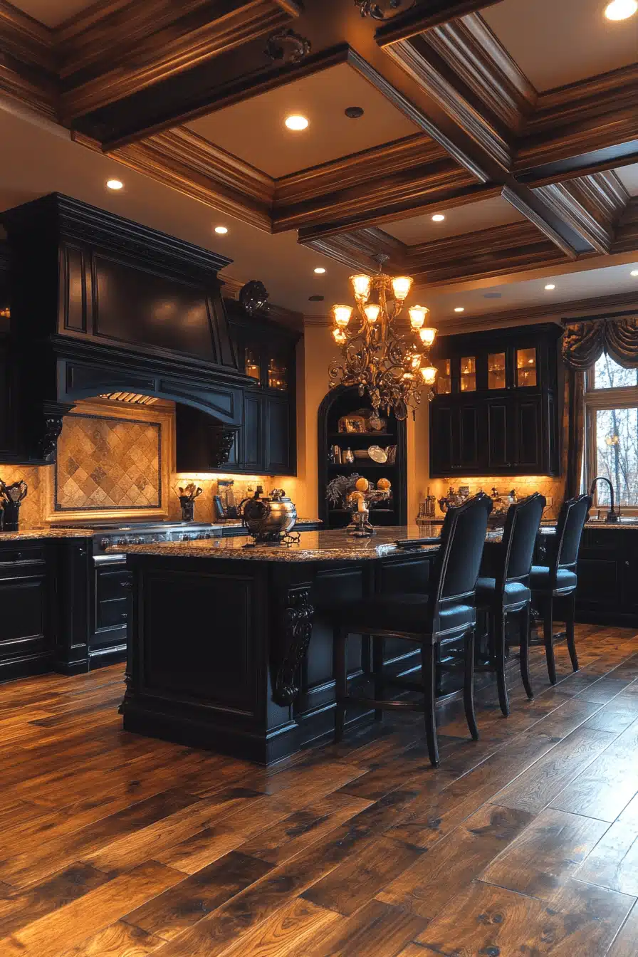 neoclassical kitchen