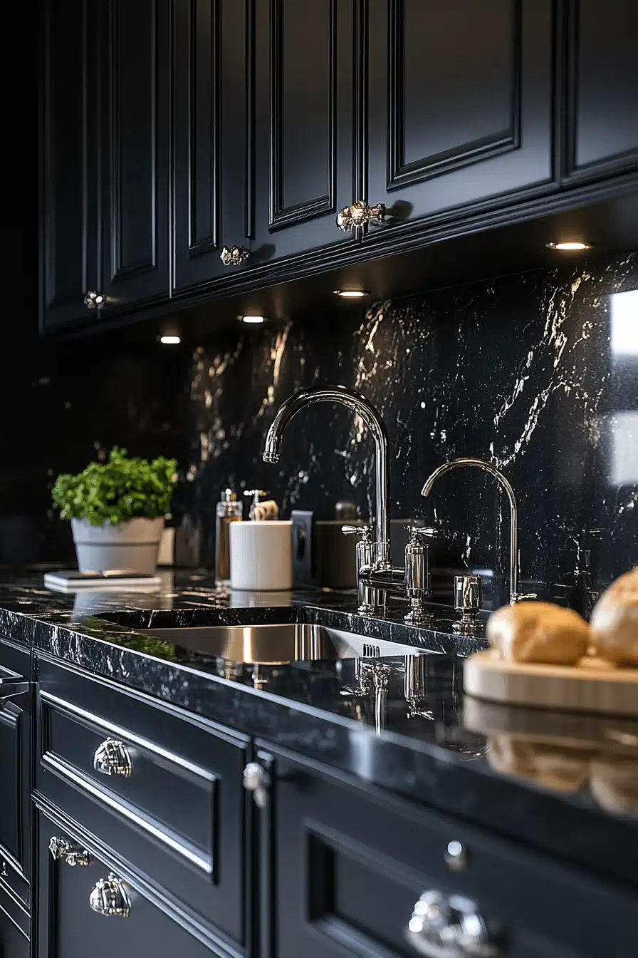 neoclassical kitchen