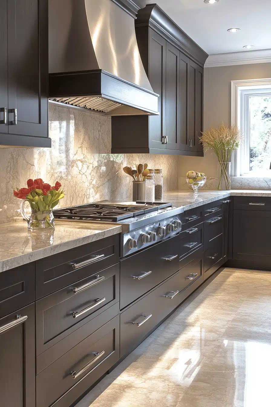 neoclassical kitchen