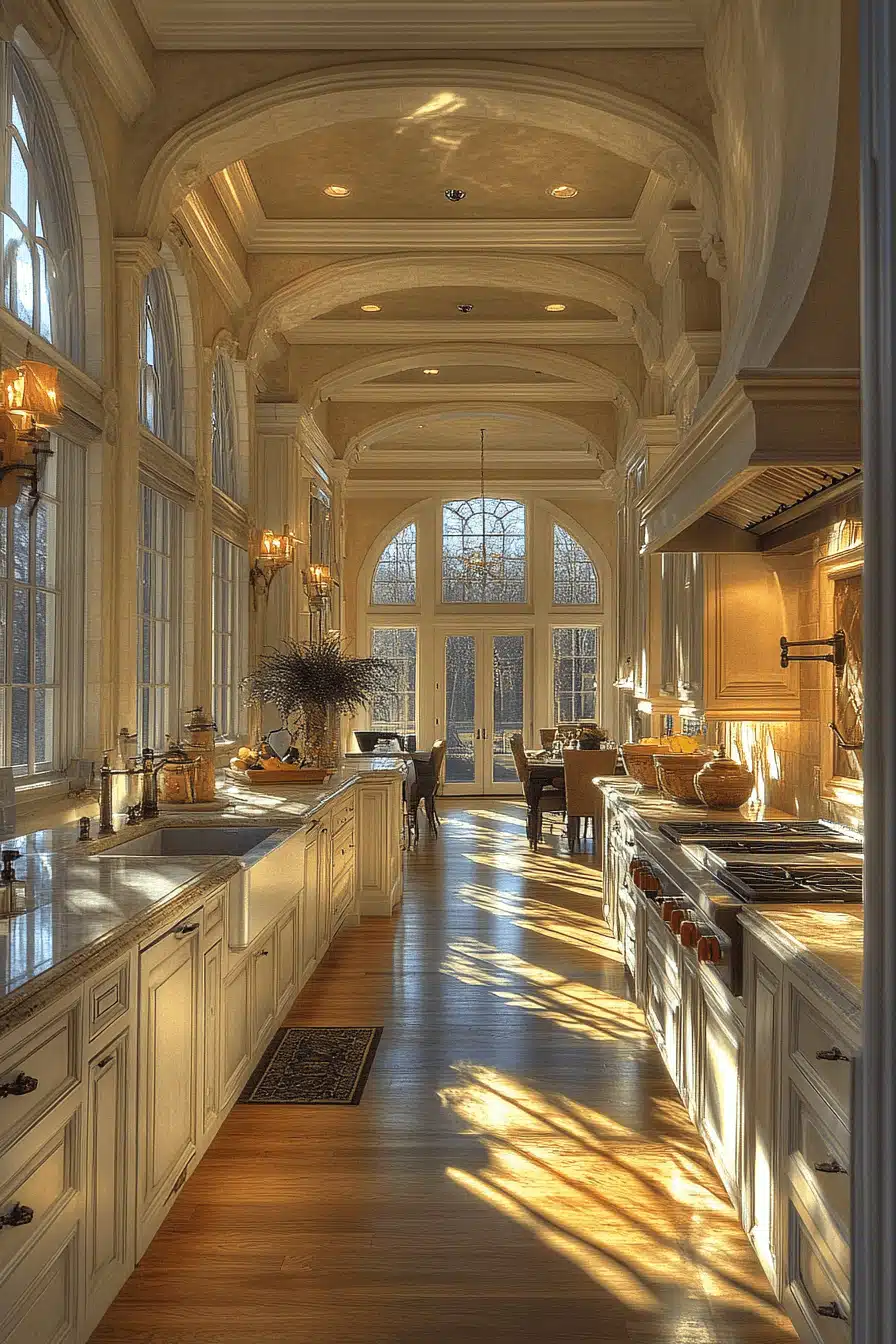 neoclassical kitchen