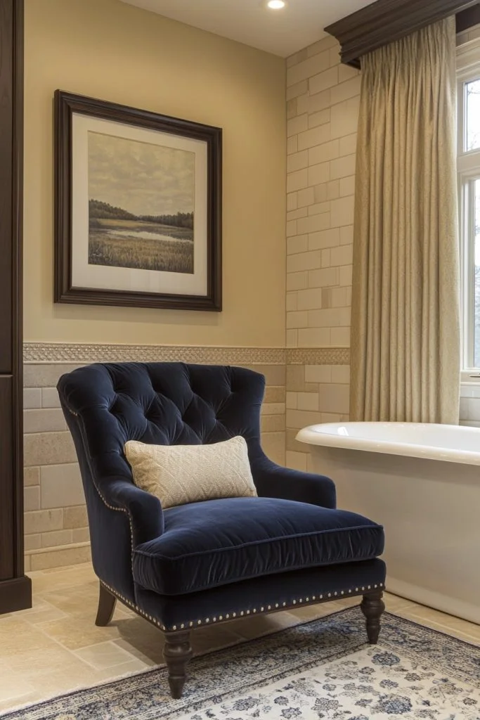 Elegant Butter Yellow and Midnight Blue