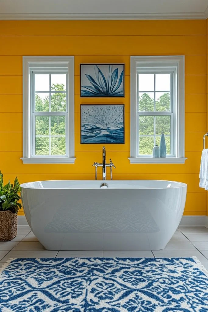 Bumblebee Yellow and Ocean Blue Vibrancy