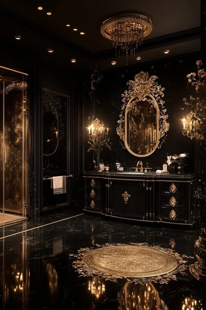 Gilded Glamour with Gold Touches